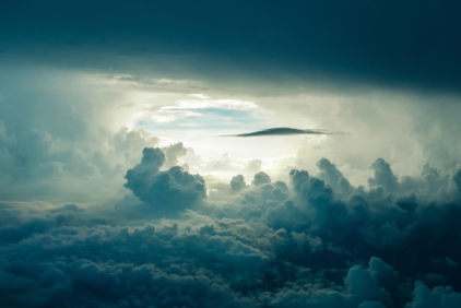 Eye of the Storm Christian Stock Photo